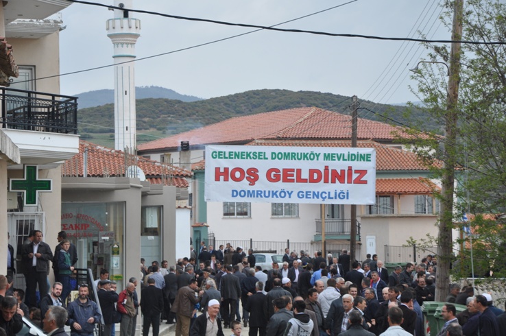 Domruköy halkı mevlid geleneğini bu yıl da yaşattı